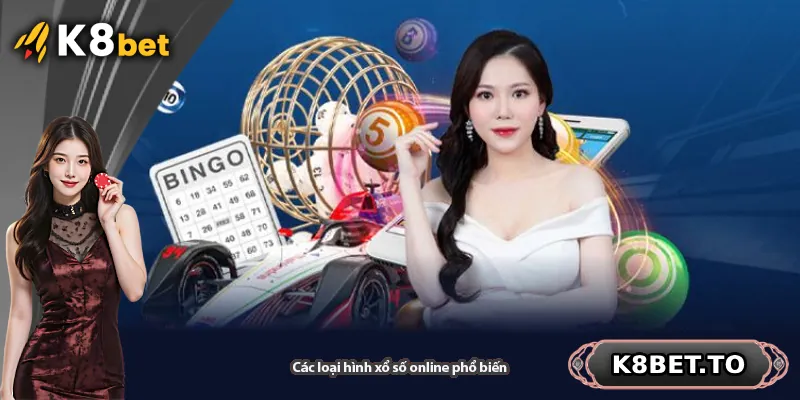 Các loại hình xổ số online phổ biến trên K8BET